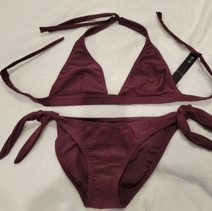 VIX bikini eggplant purple M